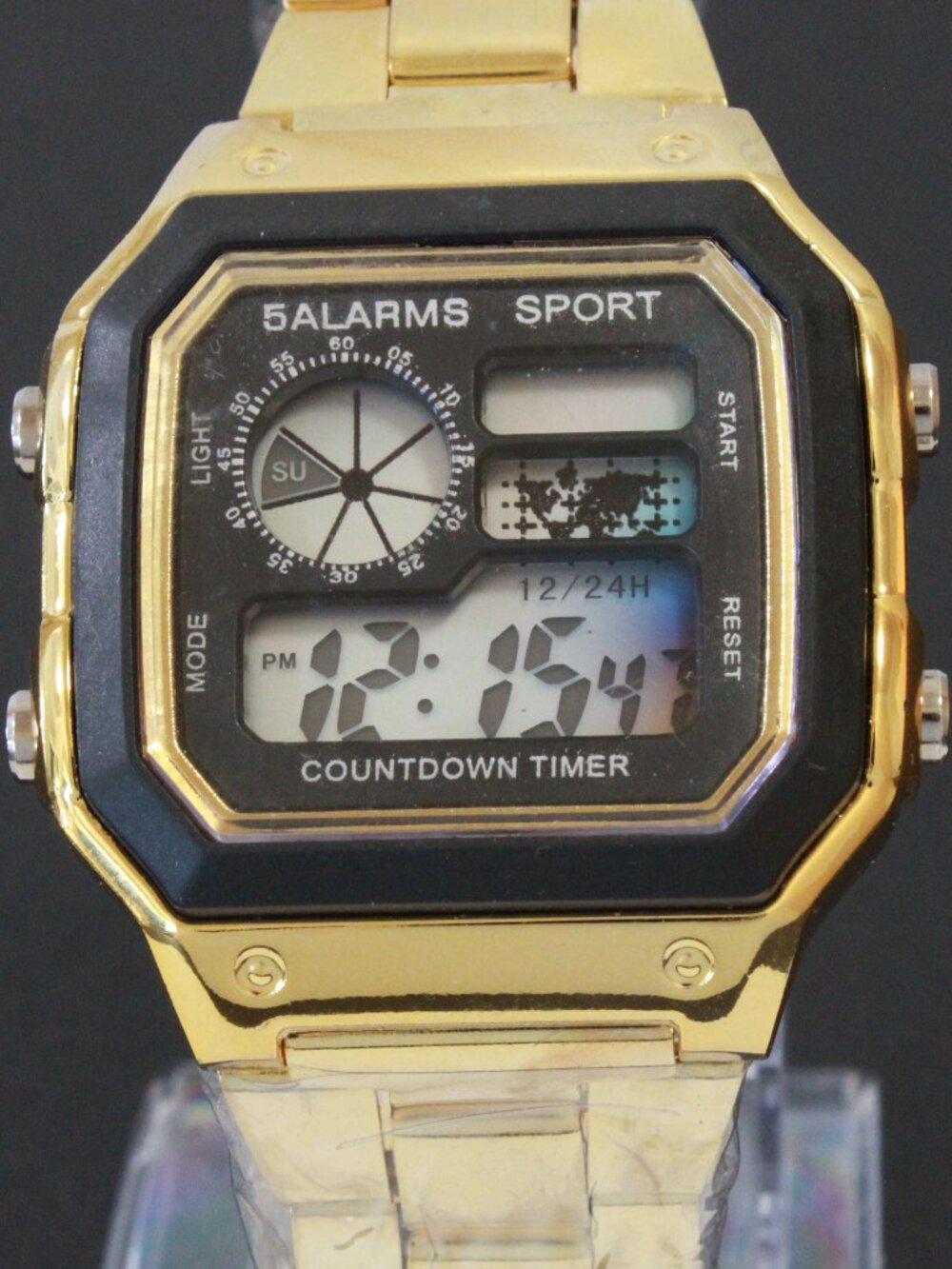 Royal Style Dual Time Alarm Stop Watch Count Down Timer - Picture 6 of 12